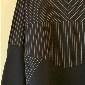 J. Crew Navy Pinstripe Sweatshirt